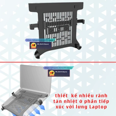 Giá đỡ Laptop F80 + Fp2 10-17 inch - Chỉ 625k, Đỡ mỏi tay, Điều chỉnh dễ dàng 9