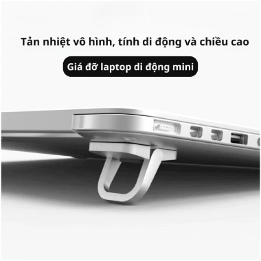 Giá đỡ laptop gập gọn - Đế tản nhiệt 2 nấc điều chỉnh cao thấp, giảm còn 39.000 VND