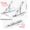 Giá đỡ laptop gấp gọn hợp kim nhôm điều chỉnh độ cao, giảm giá 19% - 89.000₫ 5