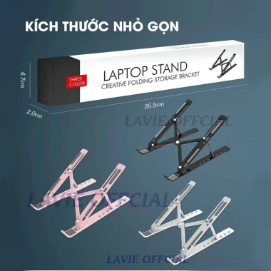 Giá Đỡ Laptop Gấp Gọn LegendBass - Tản Nhiệt, Nâng Màn Hình, Chống Mỏi Mắt