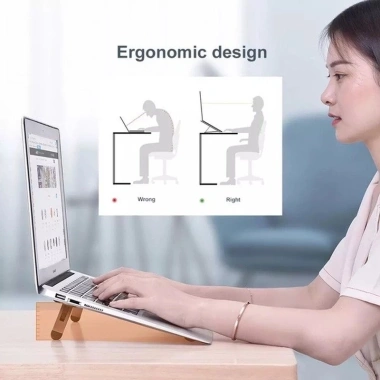 Giá Đỡ Laptop Gấp Gọn Tiện Dụng, Điều Chỉnh Cao, Bảo Vệ Lưng - Giá 50.490 VND