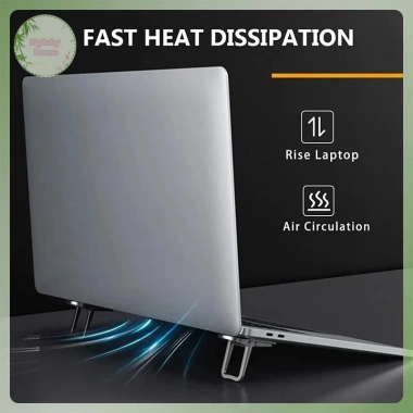 Giá Đỡ Laptop Gập Lại Di Động 2 Cái Nvisible - Nâng & Làm Mát Notebook, Giá Tốt