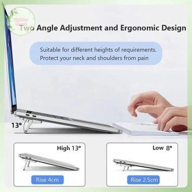 Giá Đỡ Laptop Gập Lại Di Động 2 Cái Nvisible - Nâng & Làm Mát Notebook, Giá Tốt 3