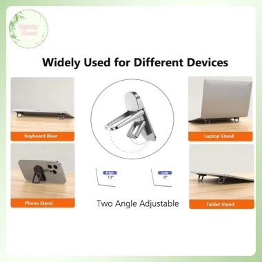 Giá Đỡ Laptop Gập Lại Di Động 2 Cái Nvisible - Nâng & Làm Mát Notebook, Giá Tốt 5