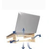 Giá Đỡ Laptop Gỗ Cao Cấp Chống Gù, Tản Nhiệt, Bàn Làm Việc Gọn Gàng – Ưu Đãi 58.016 VND 5