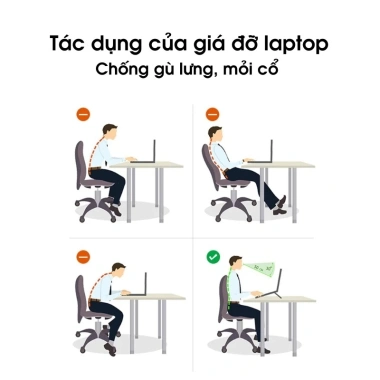 Giá Đỡ Laptop Gỗ Cao Cấp Chống Gù, Tản Nhiệt, Bàn Làm Việc Gọn Gàng – Ưu Đãi 58.016 VND 6 Giá Đỡ Laptop Gỗ Cao Cấp Chống Gù, Tản Nhiệt, Bàn Làm Việc Gọn Gàng – Ưu Đãi 58.016 VND 6