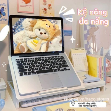 Giá đỡ laptop gỗ gấp gọn, kệ MacBook iPad đa năng, phù hợp mọi laptop - chỉ 109.900₫