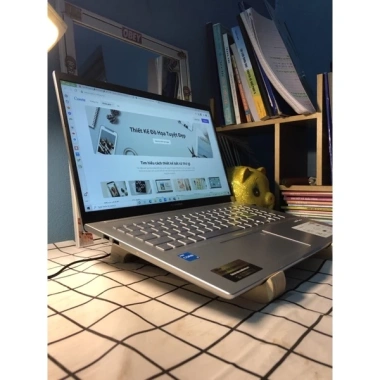 Giá đỡ laptop gỗ tản nhiệt - Kệ laptop cho học sinh, sinh viên, văn phòng, giảm giá 45% chỉ 45.500 VND