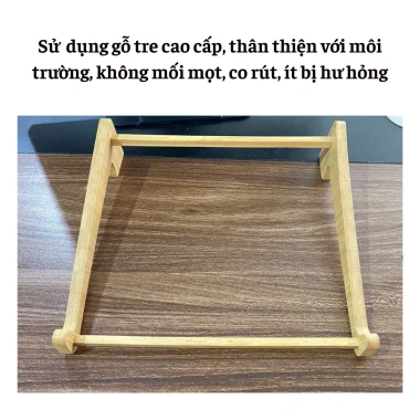 Giá Đỡ Laptop Gỗ Tre Tự Nhiên - Kệ Đặt MacBook, iPad Tản Nhiệt Tiện Dụng 35k 4 Giá Đỡ Laptop Gỗ Tre Tự Nhiên - Kệ Đặt MacBook, iPad Tản Nhiệt Tiện Dụng 35k 4