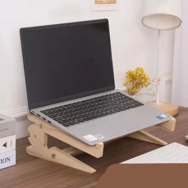 Giá đỡ laptop gỗ tự nhiên, kệ văn phòng chắc chắn, tháo rời – chỉ 55,000₫ 7