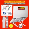 Giá Đỡ Laptop Hợp Kim Nhôm Cao Cấp - 7 Cấp Độ Điều Chỉnh, Phù Hợp MacBook, iPad, Tablet, Giá 61.900 VND
