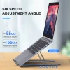 Giá Đỡ Laptop Hợp Kim Nhôm Gấp Gọn Tiện Dụng, Điều Chỉnh Độ Cao, Nhẹ Bền 2
