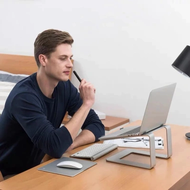 Giá đỡ laptop hợp kim nhôm tản nhiệt - Stand notebook MacBook, giảm giá 219k, giá gốc 264.990đ 3