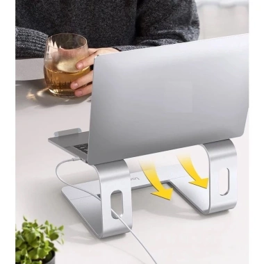 Giá đỡ laptop hợp kim nhôm tản nhiệt - Stand notebook MacBook, giảm giá 219k, giá gốc 264.990đ 4