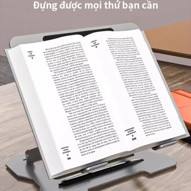 Giá đỡ laptop ICON nhôm điều chỉnh độ cao & tản nhiệt - Chắc chắn, hỗ trợ iPad