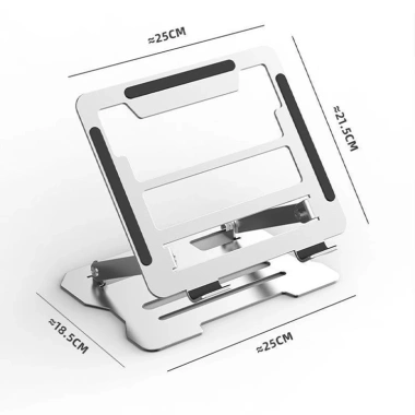 Giá đỡ laptop ICON nhôm điều chỉnh độ cao & tản nhiệt - Chắc chắn, hỗ trợ iPad