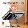 Giá đỡ laptop kim loại gấp gọn, xoay 360°, độ cao điều chỉnh, tản nhiệt 152.000₫ 3