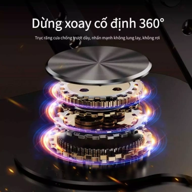 Giá đỡ laptop kim loại gấp gọn, xoay 360°, độ cao điều chỉnh, tản nhiệt 152.000₫ 6