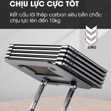 Giá đỡ laptop kim loại SIDOTECH 523 – Kệ tản nhiệt gập gọn, tùy chỉnh góc, hỗ trợ macbook, iPad, chống gù lưng – 428.000₫ 5