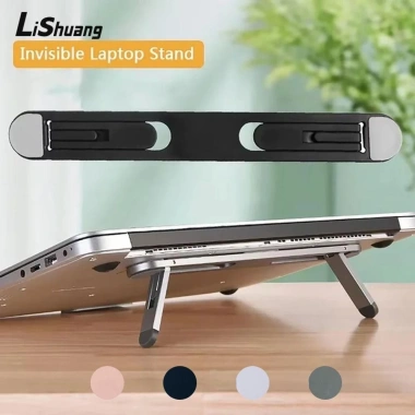 Giá đỡ laptop LISHUANG đa năng, chân gấp vô hình, nhiều màu, tương thích Dell