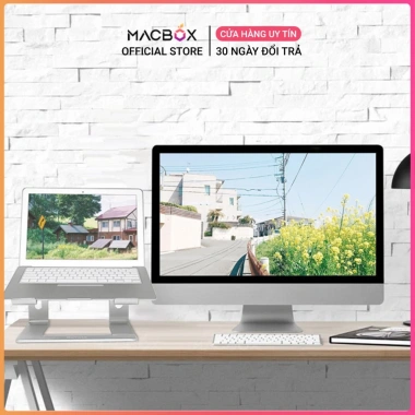 Giá đỡ Laptop Macbook Đế tản nhiệt hợp kim nhôm tháo rời CR06 L200 L210 - Giá chỉ 309.000₫
