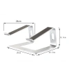 Giá đỡ Laptop Macbook Đế tản nhiệt hợp kim nhôm tháo rời CR06 L200 L210 - Giá chỉ 309.000₫ 7