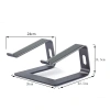 Giá đỡ Laptop Macbook Đế tản nhiệt hợp kim nhôm tháo rời CR06 L200 L210 - Giá chỉ 309.000₫ 8
