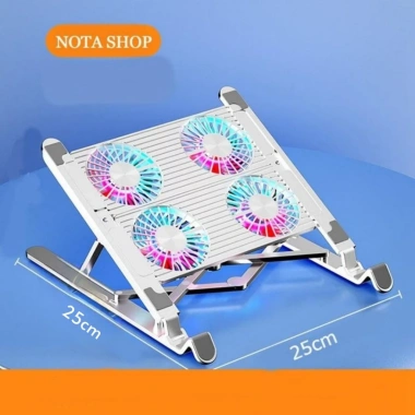 Giá Đỡ Laptop MacBook Gấp Gọn, Độ Cao Điều Chỉnh, Tản Nhiệt, Quạt LED Êm 177.5k 3 Giá Đỡ Laptop MacBook Gấp Gọn, Độ Cao Điều Chỉnh, Tản Nhiệt, Quạt LED Êm 177.5k 3