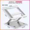 Giá đỡ Laptop, Macbook, iPad công thái học L658 T13 Macbox – nâng hạ độ cao, tản nhiệt nhanh, chỉ 139k 6
