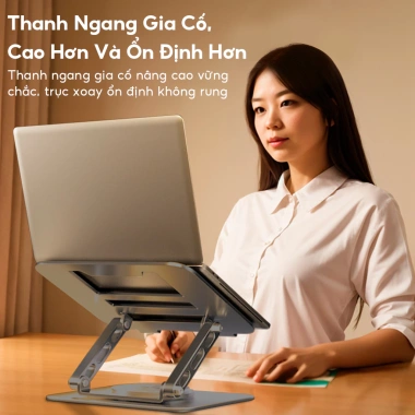 Giá đỡ Laptop, MacBook, iPad công thái học nâng hạ độ cao, tản nhiệt – Giá chỉ 219.000₫ 6