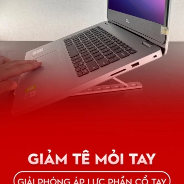 Giá đỡ laptop, MacBook, iPad Goldtech N3 nhôm độ cao linh hoạt - Đế tản nhiệt, 85.000đ