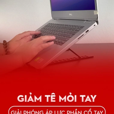 Giá đỡ Laptop, MacBook, iPad GoldTech N6 nhôm điều chỉnh độ cao, tản nhiệt - 153.000₫