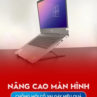 Giá đỡ Laptop, MacBook, iPad GoldTech N6 nhôm điều chỉnh độ cao, tản nhiệt - 153.000₫