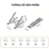 Giá Đỡ Laptop Macbook N3 Hợp Kim Nhôm 7 Mức Độ Cao - Giảm Đau Mỏi Cổ Vai Gáy, 89.000₫ 2