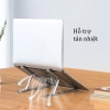 Giá đỡ Laptop, MacBook nhôm điều chỉnh độ cao - Đế tản nhiệt, kê laptop chắc chắn, giá 83.000₫ 2