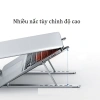 Giá đỡ Laptop, MacBook nhôm điều chỉnh độ cao - Đế tản nhiệt, kê laptop chắc chắn, giá 83.000₫ 4