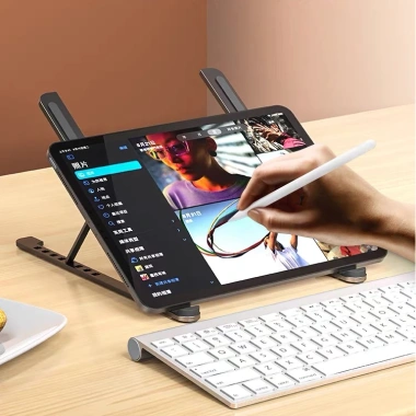 Giá đỡ Laptop, MacBook nhôm điều chỉnh độ cao - Đế tản nhiệt, kê laptop chắc chắn, giá 83.000₫ 5