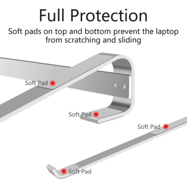 Giá đỡ Laptop Macbook Nhôm L200 P2 Z1 - Đế tản nhiệt tháo rời, giảm nhiệt 3