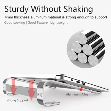 Giá đỡ Laptop Macbook Nhôm L200 P2 Z1 - Đế tản nhiệt tháo rời, giảm nhiệt 5