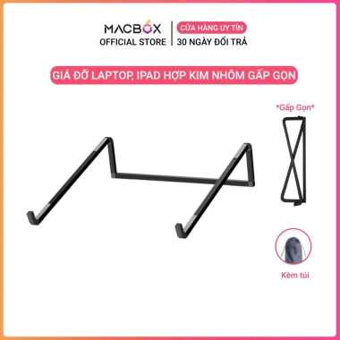 Giá đỡ Laptop Macbook Notebook V33 - Đế tản nhiệt hợp kim nhôm, giảm 19% - Tản nhiệt nhanh, bền bỉ
