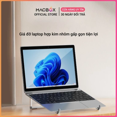 Giá đỡ Laptop Macbook Notebook V33 - Đế tản nhiệt hợp kim nhôm, giảm 19% - Tản nhiệt nhanh, bền bỉ