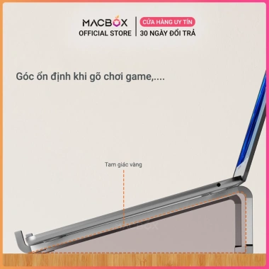 Giá đỡ Laptop Macbook Notebook V33 - Đế tản nhiệt hợp kim nhôm, giảm 19% - Tản nhiệt nhanh, bền bỉ