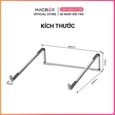 Giá đỡ Laptop Macbook Notebook V33 - Đế tản nhiệt hợp kim nhôm, giảm 19% - Tản nhiệt nhanh, bền bỉ