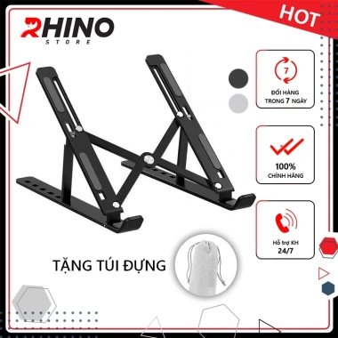 Giá đỡ Laptop MacBook Rhino KL101 – Kệ tản nhiệt nhôm gấp gọn, kèm túi, chỉ 39.000₫ 5