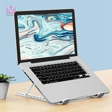 Giá đỡ laptop Maxrrh - Điều chỉnh, làm mát, gập lại, chống trượt cho laptop và tablet