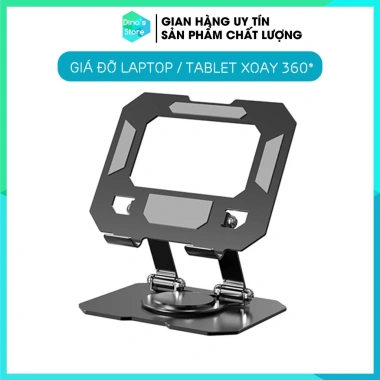 Giá đỡ Laptop & Máy tính bảng Công thái học X25 X26 - Đế tản nhiệt 360 độ xoay giảm nhiệt, tăng thoải mái DinoStore