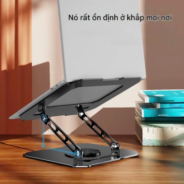 Giá Đỡ Laptop Máy Tính Bảng Xoay 360 độ Hợp Kim Thép Cacbon - Giá 105.000 VNĐ 4 Giá Đỡ Laptop Máy Tính Bảng Xoay 360 độ Hợp Kim Thép Cacbon - Giá 105.000 VNĐ 4