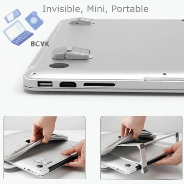 Giá đỡ Laptop Mini Di Động Gập Lại Nvisible - Riser Làm Mát Cho Notebook, Giá 34.600 VND 6