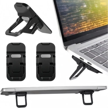 Giá đỡ laptop mini di động kim loại, điều chỉnh góc, gập gọn - Chỉ 29.000đ 9