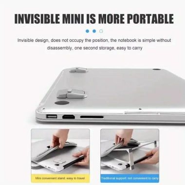 Giá đỡ laptop mini nhôm di động, nhẹ nhẹ, chỉ 66.000₫ - Giá gốc 79.860₫ 6 Giá đỡ laptop mini nhôm di động, nhẹ nhẹ, chỉ 66.000₫ - Giá gốc 79.860₫ 6